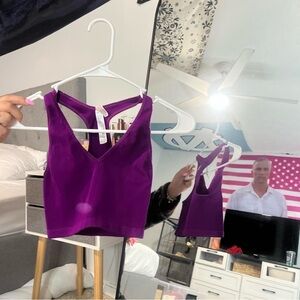 FP Movement by Free People Deep Purple Bra Top